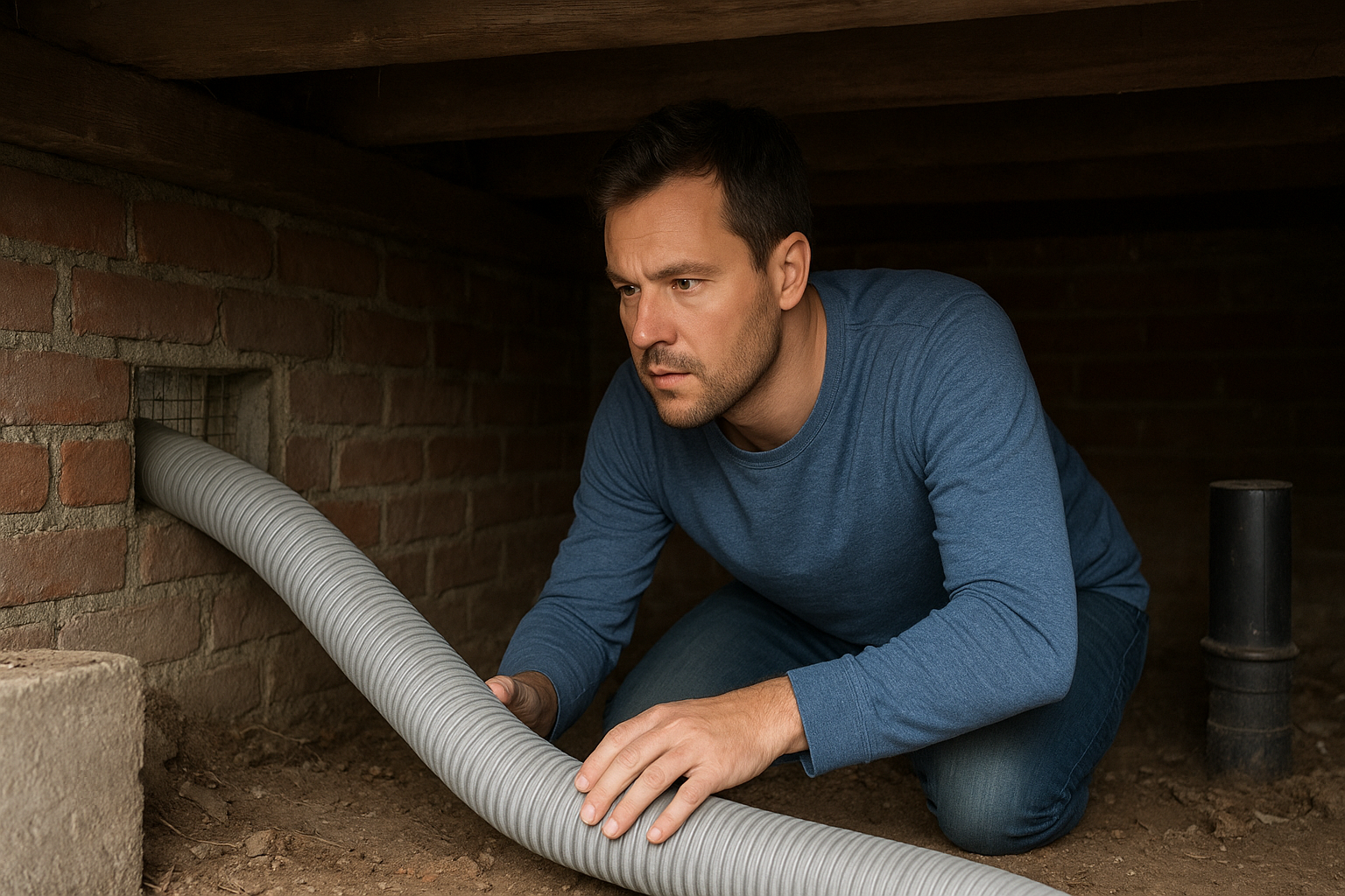 Foto bij Kruipruimte ventileren: slimme keuzes voor een gezonder huis